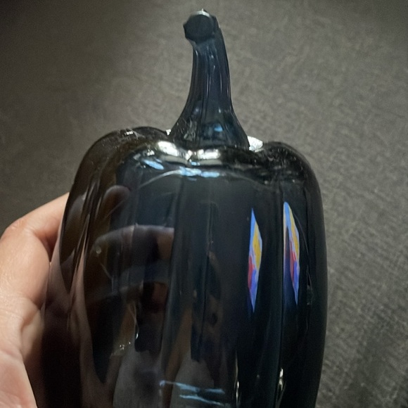 Target 🎯 Bullseye Playground Blue Glass lit Pumpkin - Picture 10 of 11